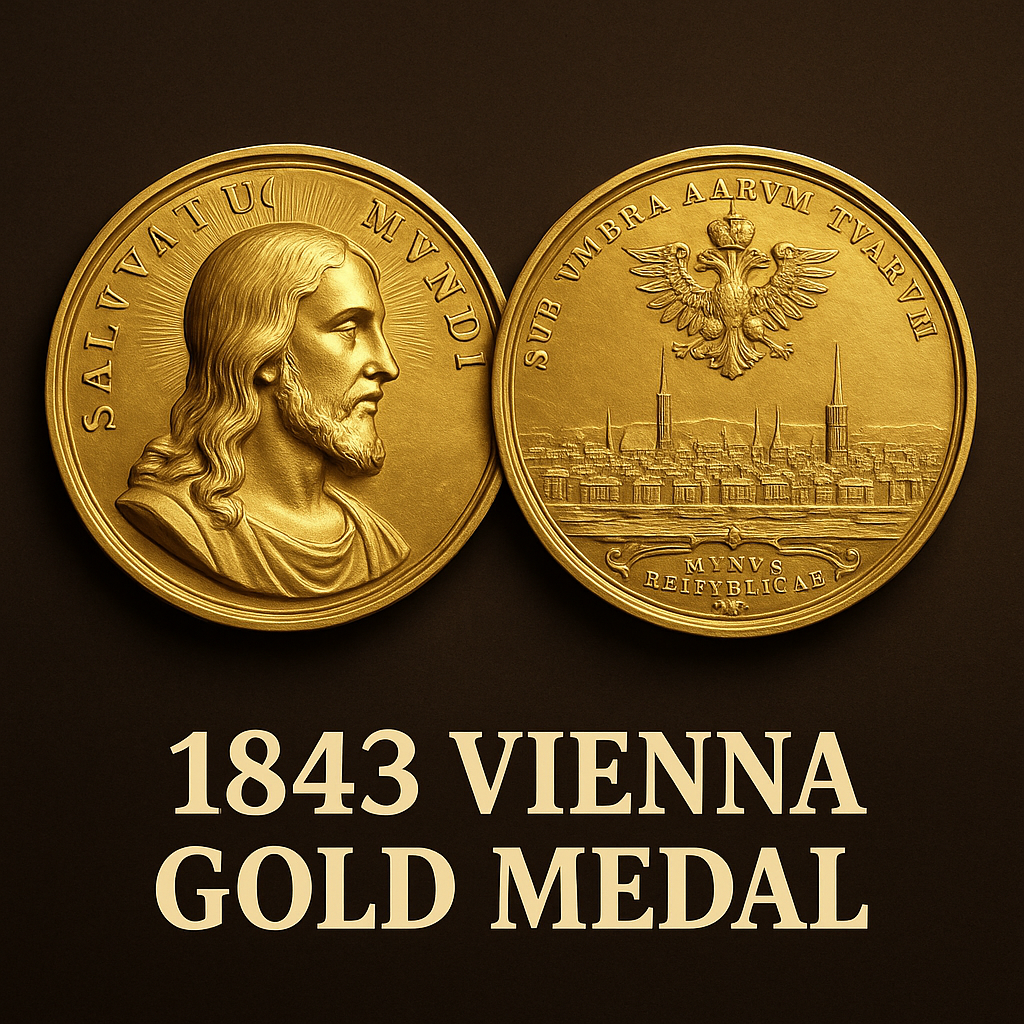 The Legacy of Vienna's 1843 Salvator Mundi Gold Medal