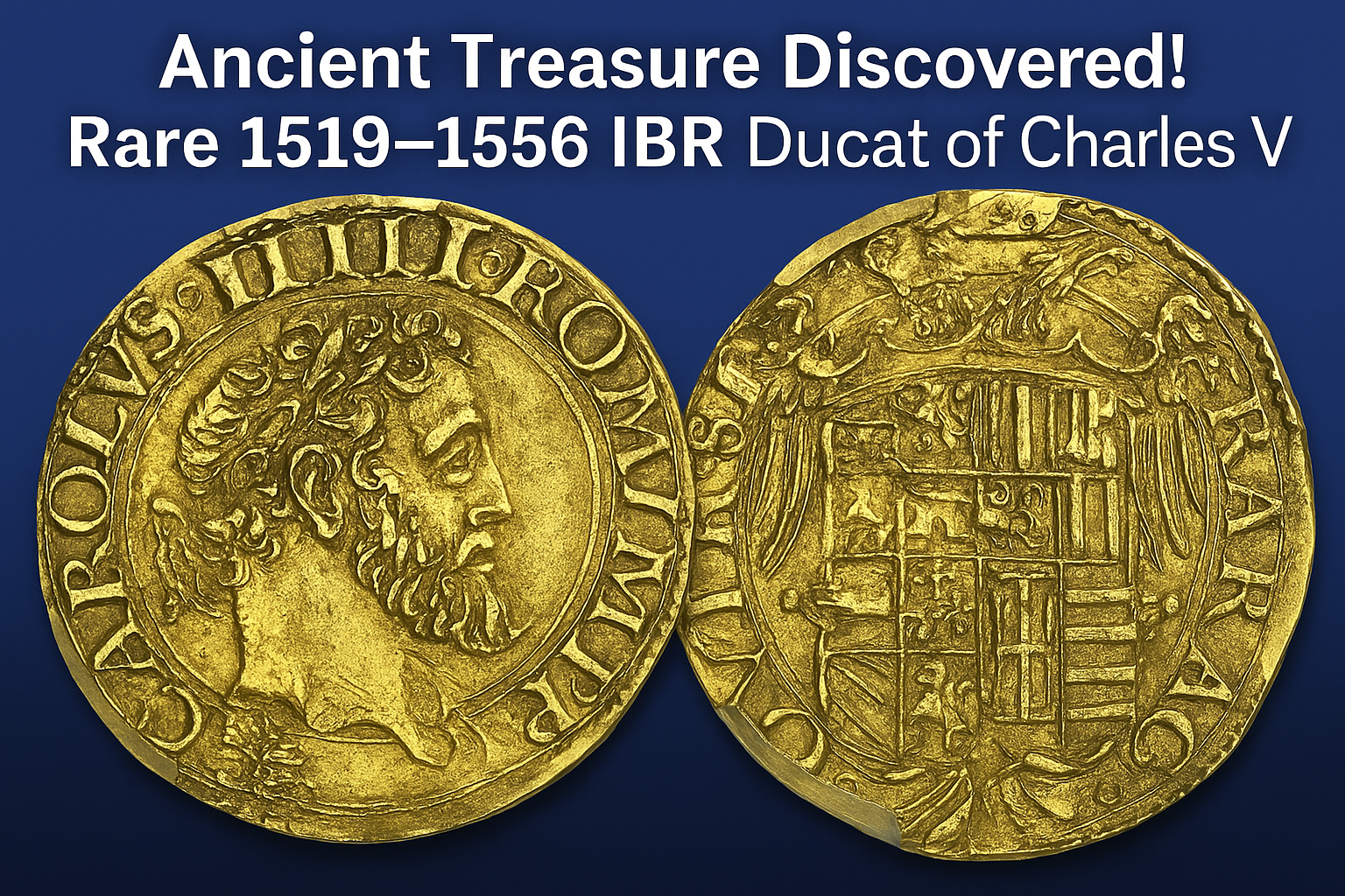 Discovering Imperial Gold: The Rare 1519–1556 IBR Ducat of Emperor Charles V