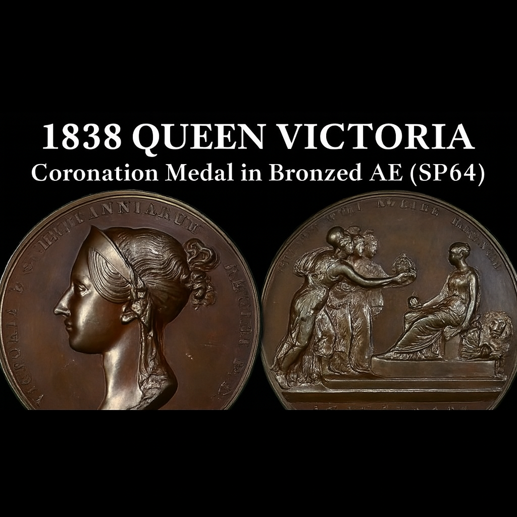 The Coronation Medal You Didn’t Know You Needed: 1838 Victoria Bronze Medal (SP64)
