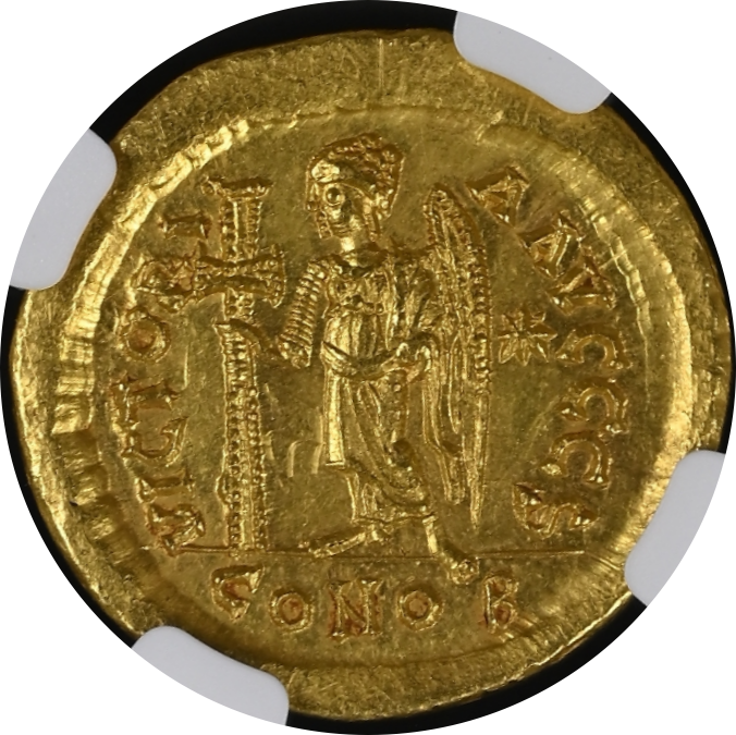 Anastasius I, AD 491-518 BYZANTINE EMPIRE AV Solidus