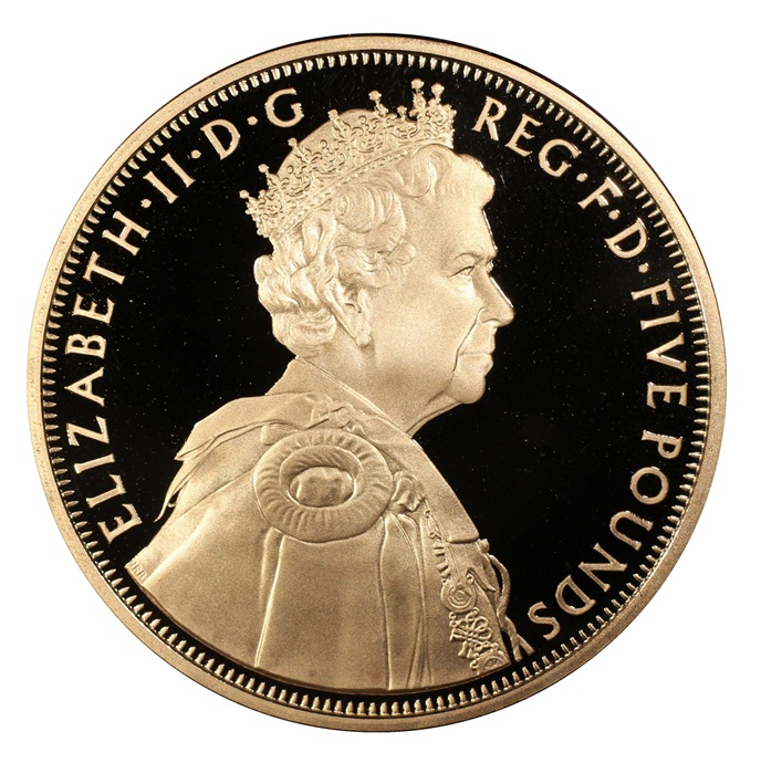 2012 Great Britain S-L24 Diamond Jubilee Au 5￡