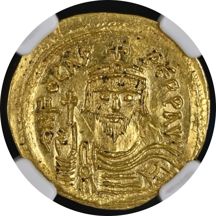 Phocas, AD 602-610 BYZANTINE EMPIRE AV Solidus image