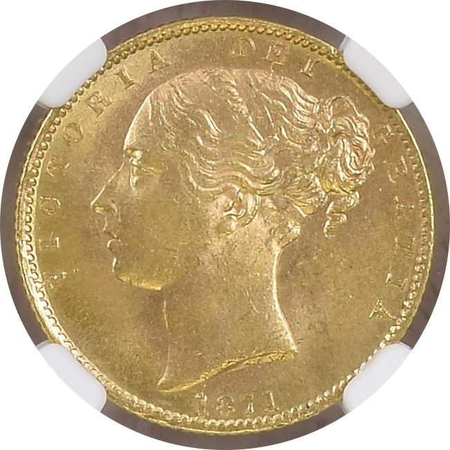1871 G.BRITAIN SHIELD 1SOV image