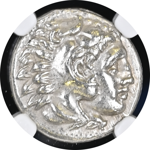 Alexander III, 336-323 BC KINGDOM OF MACEDON AR Drachm image